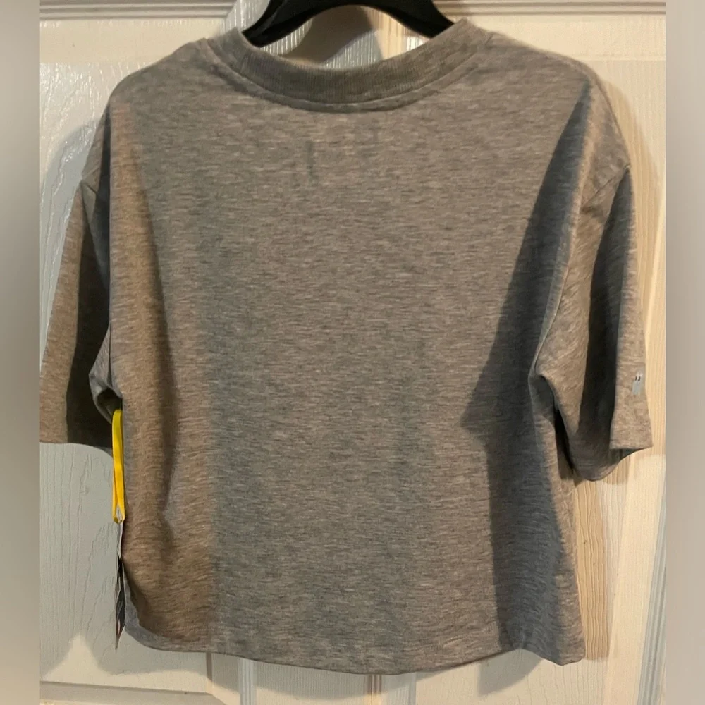Justice Gray Graphic Tee with‎ PAC-MAN Icons! NWT! Size M!